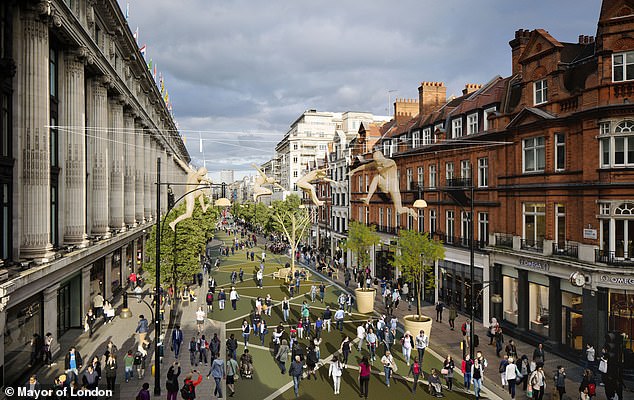Fury at plans to pedestrianise Oxford Street amid fears traffic ban will turn shopping district into 'no-go' hunting ground for phone thieves, gangs and troublemakers at night